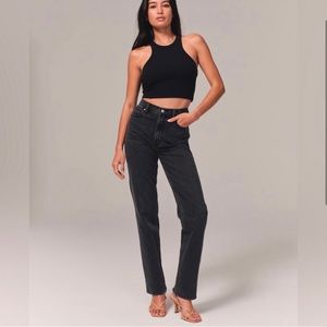 Abercrombie Ultra High Rise 90s Straight Jean